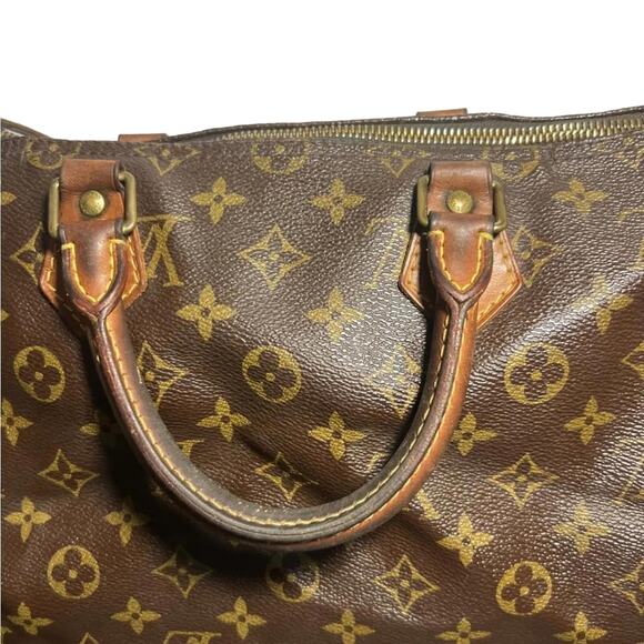 Louis Vuitton Monogram LV Leather Speedy 35 Travel Bag (LVXX200) - Picture 8 of 14